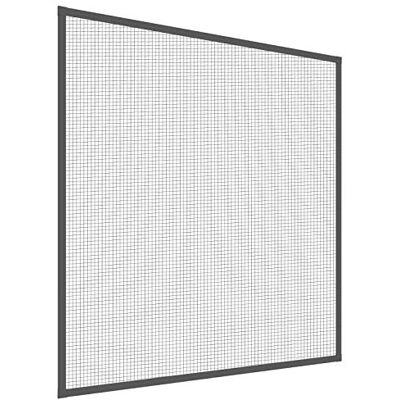 Windhager Mosquito Stop -Zanzariera per Finestra, con Telaio in Alluminio, accorciabile Individualmente, 100 x 120 cm, Colore: Antracite Windhager Mosquito Stop -Zanzariera per Finestra, con Telaio in Alluminio, accorciabile Individualmente, 100 x 120 cm, Colore: Antracite