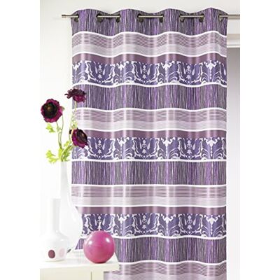 HomeMaison HM69891983 Tenda Jacquard Stampato a Nido d'Ape Taupe 135 x 260 cm HomeMaison HM69891983 Tenda Jacquard Stampato a Nido d'Ape Taupe 135 x 260 cm
