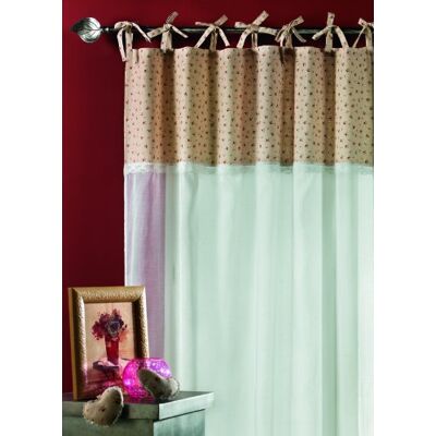 HomeMaison Tenda in voile di cotone con rivestimento stampato 90% cotone, 10% lino trasparente setacciante Cravatte assortite Finestra soggiorno camera da letto cucina 135 x 260 cm HomeMaison Tenda in voile di cotone con rivestimento stampato 90% cotone, 10% lino trasparente setacciante Cravatte assortite Finestra soggiorno camera da letto cucina 135 x 260 cm