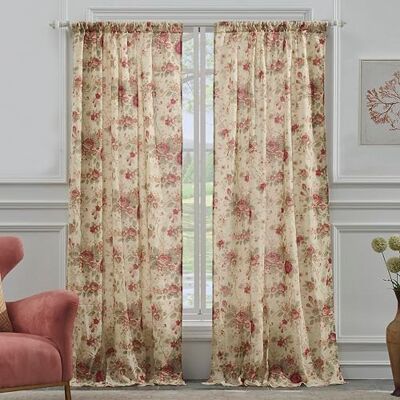 Tenda finestra rosa antico di Greenland Home - Tenda Tenda finestra rosa antico di Greenland Home - Tenda