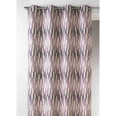 HomeMaison 09341 – 8-al Tende Jacquard con Occhielli Rotondi Canon di Fucile 140 x 260 cm, Fico, 140 X 260 HomeMaison 09341 – 8-al Tende Jacquard con Occhielli Rotondi Canon di Fucile 140 x 260 cm, Fico, 140 X 260