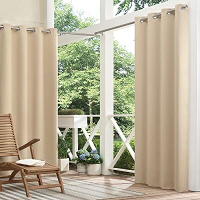 Eclipse Bradford Tenda oscurante per finestra, versatile, impermeabile, con occhielli, per interni ed esterni (1 pannello), 132 x 274 cm, grigio Eclipse Bradford Tenda oscurante per finestra, versatile, impermeabile, con occhielli, per interni ed esterni (1 pannello), 132 x 274 cm, grigio