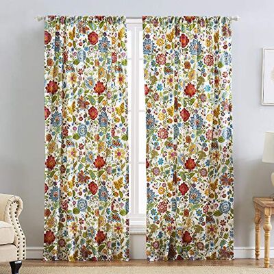 Greenland Home Fashions Greenland Home Astoria Bianco Window Panel Pair Greenland Home Fashions Greenland Home Astoria Bianco Window Panel Pair