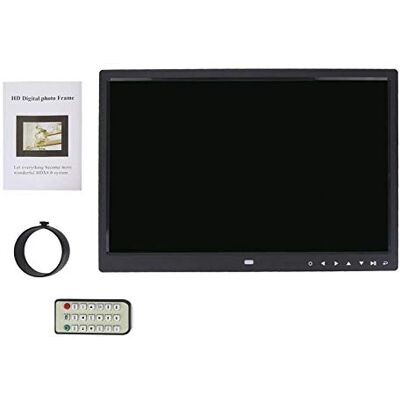 Socobeta Cornice per Foto digitali 15 Pollici 1280 * 800 HD Touch Screen Cornice per Foto Digitale Sveglia Lettore di Film(Nero) Socobeta Cornice per Foto digitali 15 Pollici 1280 * 800 HD Touch Screen Cornice per Foto Digitale Sveglia Lettore di Film(Nero)