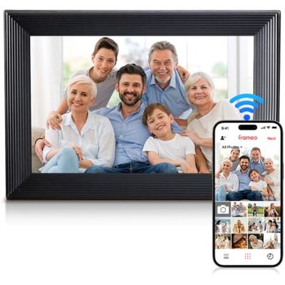 Moman Cornice Digitale WF11T, 10,1 Pollici Wifi IPS Touch Screen con Memoria da 32GB Condivisione Istantanea Montabile a Parete per Famiglia Amici Compleanno Anniversario, Cornice-Digitale-Foto-Wifi Moman Cornice Digitale WF11T, 10,1 Pollici Wifi IPS Touch Screen con Memoria da 32GB Condivisione Istantanea Montabile a Parete per Famiglia Amici Compleanno Anniversario, Cornice-Digitale-Foto-Wifi