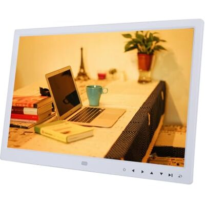 VBESTLIFE Cornice Digitale da 15 Pollici Elettronico Digitale Sottile Immagine/Foto 1280 * 800 HD Touch Screen Digital Photo Frame Orologio Sveglia con Telecomando(Bianco) VBESTLIFE Cornice Digitale da 15 Pollici Elettronico Digitale Sottile Immagine/Foto 1280 * 800 HD Touch Screen Digital Photo Frame Orologio Sveglia con Telecomando(Bianco)