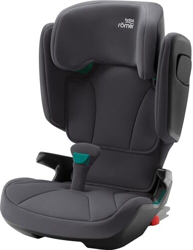 Britax Römer KIDFIX 2 Z-LINE seggiolino auto, per bambini 100-150 cm (i-Size) con e senza ISOFIX, 3,5-12 anni, Midnight Grey