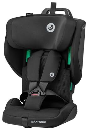 Maxi-Cosi Nomad Plus, Seggiolino Auto Pieghevole, 15 mesi 4 anni, 67 105 cm, Seggiolino da Viaggio Portatile, Compatto, Leggero, Protezione dagli Impatti Laterali, Authentic Black