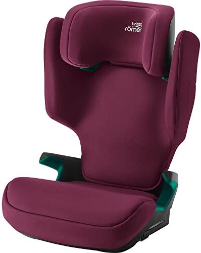 Britax Römer Seggiolino Auto DISCOVERY PLUS 2, con Sistema di Fissaggio ISOFIX, Bambini da 100-150 cm (i-Size), da 3.5-12 anni, Burgundy Rosso