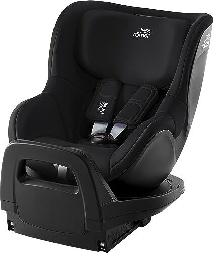 Britax Römer Seggiolino Auto DUALFIX 2 Z-LINE Girevole a 360° ISOFIX Bambini da 61 a 105 cm i-SIZE (Gruppo 0+/1) da 3 Mesi a 4 Anni, Space Black