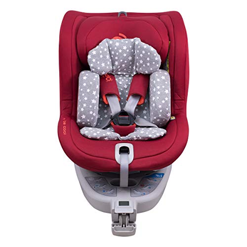 JYOKO KIDS Fodera per riduttore seggiolino auto in cotone Compatibile con Be Cool Nadó (White Star)