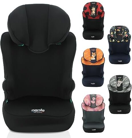 nania Seggiolino auto con cintura START I 106-140 cm R129 i-Size Per bambini da 5 a 10 anni Poggiatesta regolabile in altezza Base reclinabile Made in France (Accesso nero)