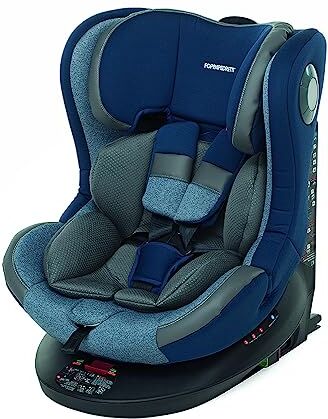 Foppapedretti FP360 Seggiolino Auto Girevole 360° Gruppo 0+/1/2/3 (0-36 Kg), IsoFix, per Bambini dalla nascita fino a 12 anni circa, Sky