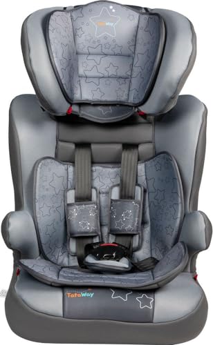 TataWay in viaggio si cresce , gruppo 1-2-3 (da 9 a 36 Kg) bambini, di colore grigio con stelle