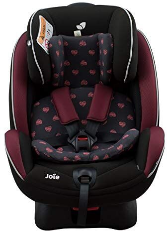 JYOKO KIDS Fodera per riduttore seggiolino auto in cotone Compatibile con Joie Stages, Every Stages (Fluor Heart)