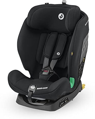 Maxi-Cosi Titan i-Size, Seggiolino Auto ISOFIX per Bambini, 15 Mesi 12 Anni, 76 150 cm, Reclinabile in 5 Posizioni, G-CELL Side Impact Protection, Regolabile in Altezza, Basic Black