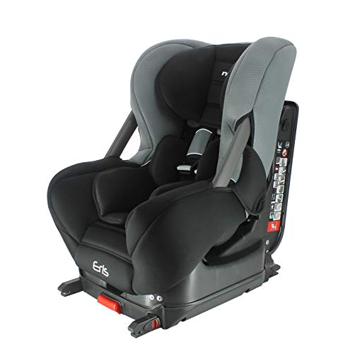 nania I-Size seggiolino Auto ERIS per Bambini da 61 a 105 cm Protezione Laterale e Grande Comfort Grigio