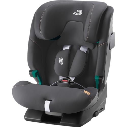 Britax Römer Seggiolino ADVANSAFIX 2 Z-LINE, per bambini da 76 a 150 cm (i-Size) con e senza ISOFIX, da 15 mesi a 12 anni, Midnight Grey