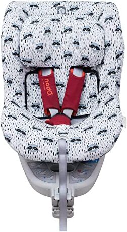 JYOKO KIDS Rivestimento per seggiolino auto in cotone compatibile con Be Cool Nado O3, Chicco 2 Easy (RACCOON)