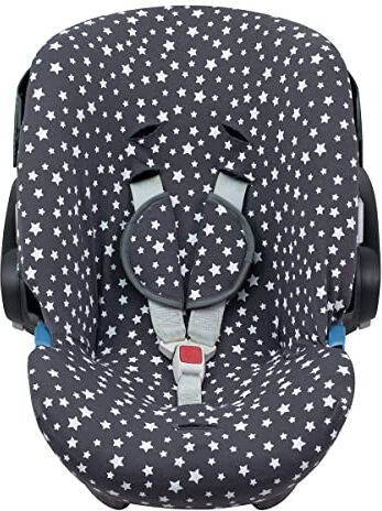 JYOKO KIDS Fodera per seggiolino auto in cotone compatibile con Cybex Aton Cloud-Q-M-2-4-5 (ATON 2, Winter Sky)