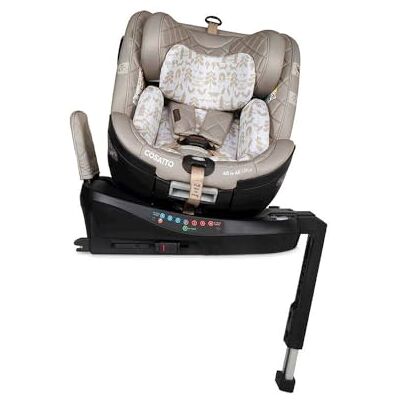 Cosatto All in All Ultra Seggiolino auto girevole a 360°, gruppo 0+123, 0-36 kg, 0-12 anni, 40-150 cm, conforme ISOFIX, ERF, R129, anti-fuga (Whisper) Cosatto All in All Ultra Seggiolino auto girevole a 360°, gruppo 0+123, 0-36 kg, 0-12 anni, 40-150 cm, conforme ISOFIX, ERF, R129, anti-fuga (Whisper)