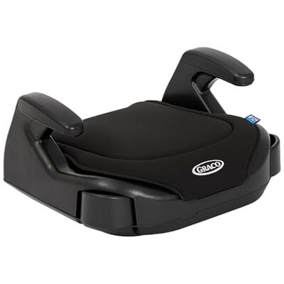 GRACO Booster Basic R129 Rialzo senza schienale, per bambini di altezza 135-150 cm (da 7 a 12 anni circa), colore Black GRACO Booster Basic R129 Rialzo senza schienale, per bambini di altezza 135-150 cm (da 7 a 12 anni circa), colore Black