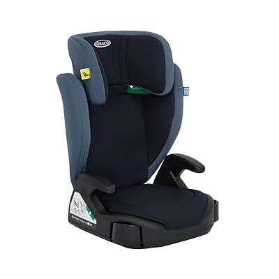 GRACO Junior Maxi i-Size R129 Seggiolino auto leggero con schienale alto, per bambini di altezza 100-150 cm (da 3,5 a 12 anni circa), colore Navy GRACO Junior Maxi i-Size R129 Seggiolino auto leggero con schienale alto, per bambini di altezza 100-150 cm (da 3,5 a 12 anni circa), colore Navy