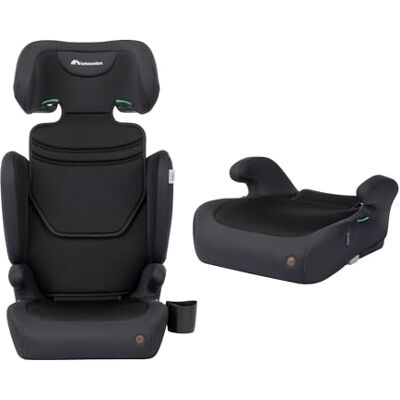 Bebeconfort Ride 2-in-1 i-Size Seggiolino Auto Bambini, 100–150 cm, 3,5–12 anni, Seggiolino Auto ISOFIX, Schienale Rimovibile, Leggero 3,7 kg, Poggiatesta a 11 Posizioni, Portabibite, Full Black Bebeconfort Ride 2-in-1 i-Size Seggiolino Auto Bambini, 100–150 cm, 3,5–12 anni, Seggiolino Auto ISOFIX, Schienale Rimovibile, Leggero 3,7 kg, Poggiatesta a 11 Posizioni, Portabibite, Full Black