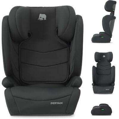 Deryan Charlie i-Size Seggiolino auto per bambini 3,5-12 anni, 15-36 kg, 100-150 cm, gruppo 1/2/3, schienale e poggiatesta regolabili, sistemi di sicurezza speciali (Senza ISOFIX/Nero) Deryan Charlie i-Size Seggiolino auto per bambini 3,5-12 anni, 15-36 kg, 100-150 cm, gruppo 1/2/3, schienale e poggiatesta regolabili, sistemi di sicurezza speciali (Senza ISOFIX/Nero)