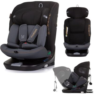 Chipolino seggiolino i-Size Motion (40-150 cm) Isofix, ruotabile a 360°, colorazione:nero Chipolino seggiolino i-Size Motion (40-150 cm) Isofix, ruotabile a 360°, colorazione:nero