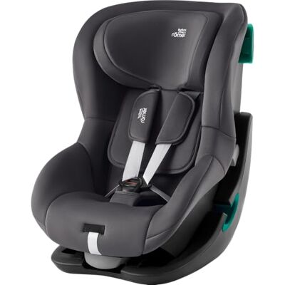 Britax Römer KING PRO Seggiolino, per neonati da 76 a 105 cm (i-Size) senza ISOFIX, 15 mesi 4 anni, Midnight Grey Britax Römer KING PRO Seggiolino, per neonati da 76 a 105 cm (i-Size) senza ISOFIX, 15 mesi 4 anni, Midnight Grey