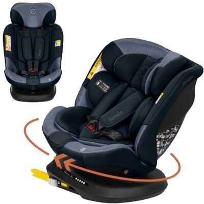 lionelo Bastiaan i-Size Seggiolino Auto Evolutivo 4 in 1 40-150 cm ISOFIX Per Bambini 0-12 Anni, Protezione Laterale, Rotazione 360°, 21 Regolazioni, Contromarcia, Conforme all'Ultima Norma R129 lionelo Bastiaan i-Size Seggiolino Auto Evolutivo 4 in 1 40-150 cm ISOFIX Per Bambini 0-12 Anni, Protezione Laterale, Rotazione 360°, 21 Regolazioni, Contromarcia, Conforme all'Ultima Norma R129