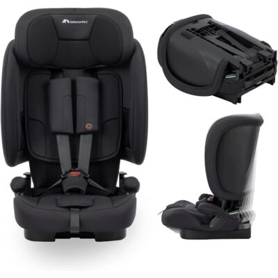 Bebeconfort Ever & Go i-Safe, Seggiolino Auto 9-36 kg Evolutivo, 15 Mesi 12 Anni, 76-150 cm, Seggiolino Auto Pieghevole, Leggero e Compatto (4.9kg), 15 Posizioni Poggiatesta, Full Black Bebeconfort Ever & Go i-Safe, Seggiolino Auto 9-36 kg Evolutivo, 15 Mesi 12 Anni, 76-150 cm, Seggiolino Auto Pieghevole, Leggero e Compatto (4.9kg), 15 Posizioni Poggiatesta, Full Black
