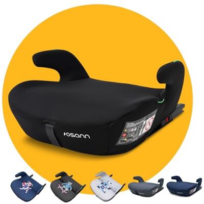 Osann Seggiolino auto Boost Isofix I-Size 135-150 cm nero Con o senza Isofix, Guida cintura, Universale, Lavabile, Bracciolo Osann Seggiolino auto Boost Isofix I-Size 135-150 cm nero Con o senza Isofix, Guida cintura, Universale, Lavabile, Bracciolo