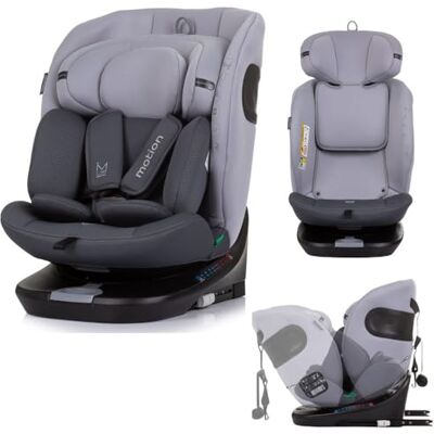 Chipolino seggiolino i-Size Motion (40-150 cm) Isofix, ruotabile a 360°, colorazione:grigio Chipolino seggiolino i-Size Motion (40-150 cm) Isofix, ruotabile a 360°, colorazione:grigio