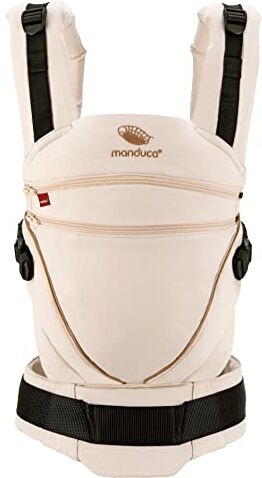 Manduca XT > < Marsupio e porta bebè ergonomico con sedile regolabile per neonati dalla nascita & bambini fino a 20 kg, cotone biologico (denimpowder-toffee)