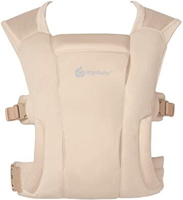 Ergobaby Embrace Soft Air Mesh Marsupio per neonati fin dai primi giorni, Marsupio porta bebè a 2 posizioni, Marsupio neonati ergonomico, Cream