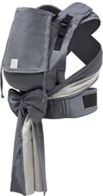 Stokke Marsupio Plus  Limas marsupio in crescita per bambini dalla taglia 56/62 alla 104 (da 4 a 18 kg) half buckle per un comfort e un supporto ottimali colore: Slate Melange