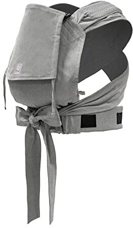 Stokke Limas Marsupio, Grey Melange Marsupio Half-Buckle Ergonomico e regolabile tre opzioni Sicuro per bambini dalla nascita ai 20 kg