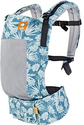 Tula Free-to-Grow Coast Paradise Portabebè configurabile in larghezza e altezza per bambini da 3,2 a 20,4 kg senza bisogno di un cuscino per bambini