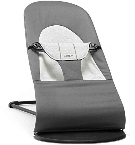 BabyBjörn Sdraietta Balance Soft, Cotone/Jersey, Grigio scuro/Grigio