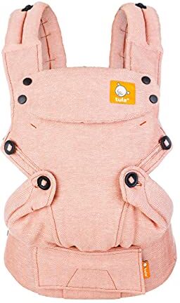 Tula Esplora Manico Portabebè ergonomico e regolabile con posizione frontale verso l'esterno progettato per crescere con il tuo bambino da 3,2 a 20,4 kg senza bisogno di un cuscino per bambini