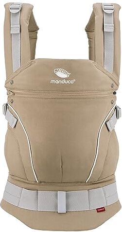 Manduca FIRST Marsupio Neonati > Nougat < Marsupio Ergonomico in Cotone Biologico, per Neonati dalla Nascita e Bambini de 3,5 a 20 kg