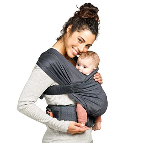 Infantino Hug & Cuddle Avvolgitore ibrido regolabile, morbido e semplice per alleviare la pressione, con copertura trapuntata e custodia integrata per neonati e bambini, 3,2-11,8 kg