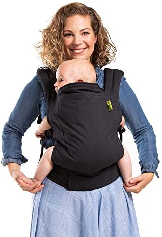 Boba Carrier Classic, Navy, zaino o Front Pack Baby Sling per neonati e bambini fino a 20,4 kg (Slate)