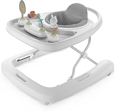 Ingenuity Step & Sprout 3-in-1 pieghevole girello con giocattoli rimovibili per bambini dai 6 mesi in su, First Forest