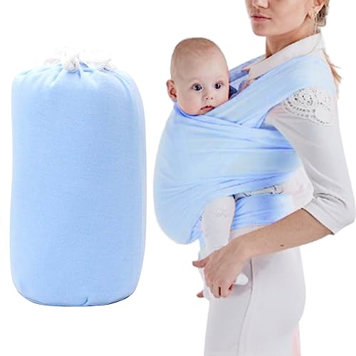 BYNYXI Fascia per neonati e neonati, tutto in 1 fascia elastica per neonati dalla nascita fino a 15 kg, regolabile, traspirante per neonati e neonati