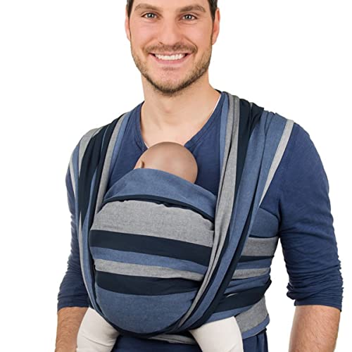 Hoppediz , fascia porta-bebè con istruzioni per legatura