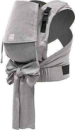 Stokke Marsupio  Limas Plus, Grigio Melange Versione 2023 (OCS) Marsupio half buckle Tre opzioni di trasporto Sicuro per bambini 4-18 kg