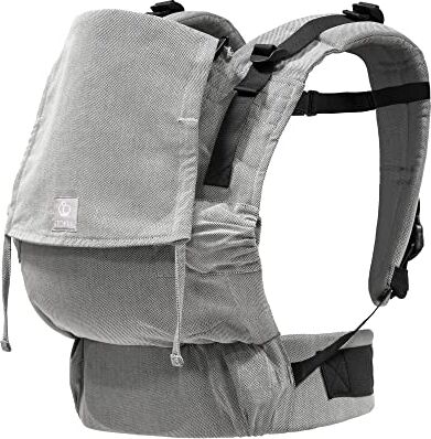 Stokke Limas Flex Marsupio, Grigio Melange Versione 2023 (OCS) Marsupio Full Buckle Ergonomico e regolabile tre opzioni Sicuro per bambini dalla nascita ai 20 kg